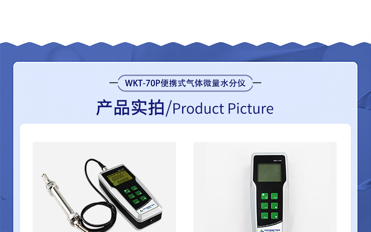 WKT-70P 便攜式露點溫濕度微量水分測定儀