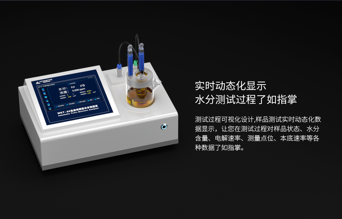 WKT-A6型卡爾費休微量水分測定儀（庫倫法）